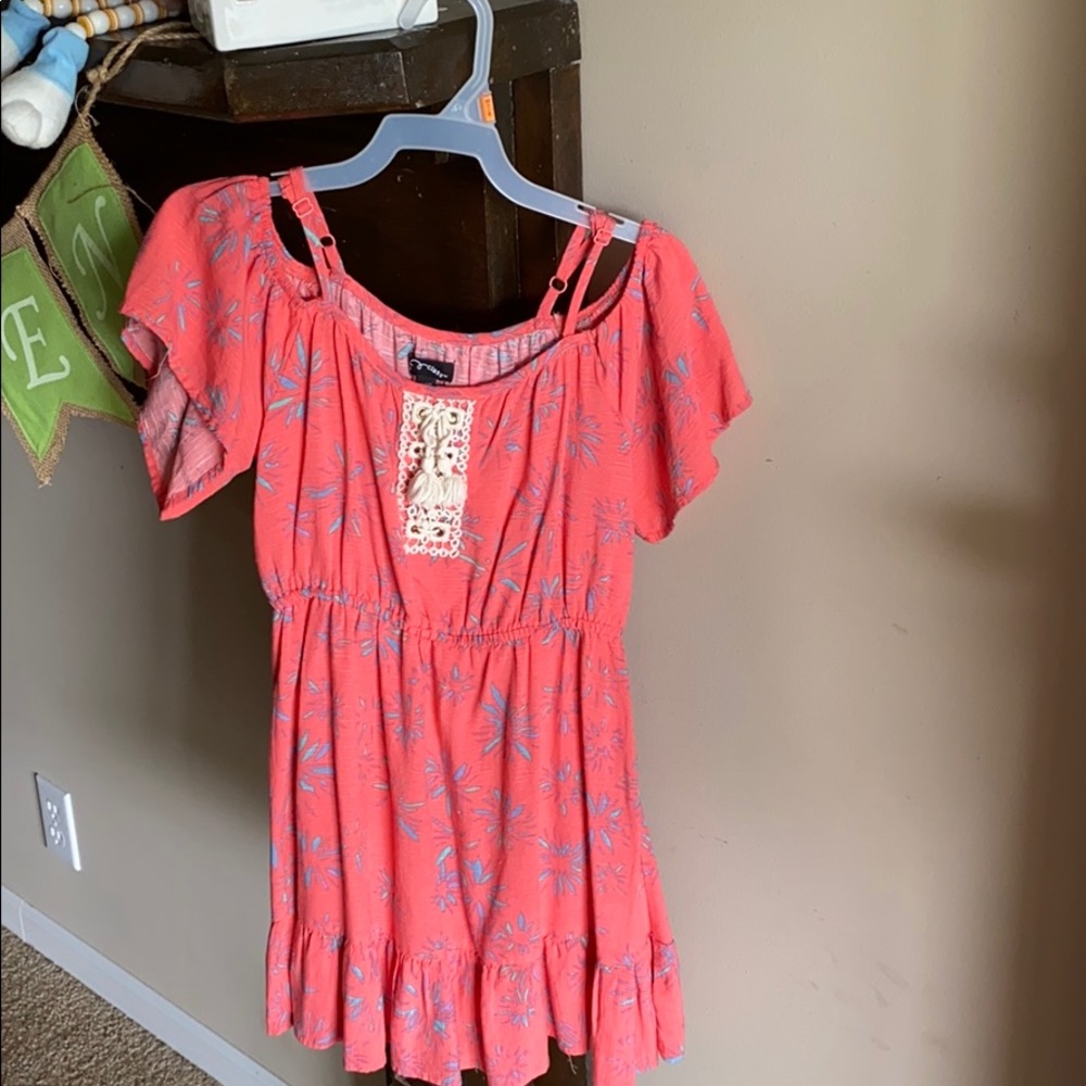 Coral dress